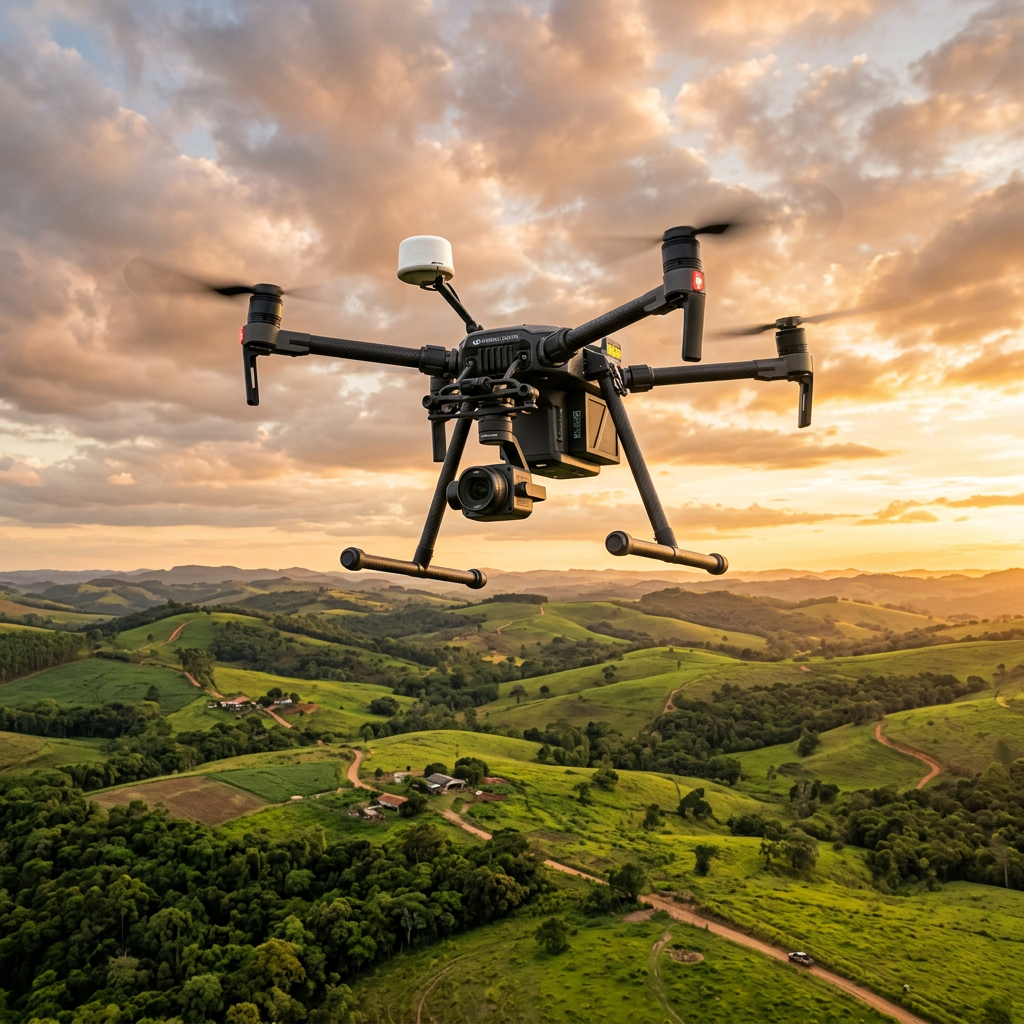 RPA RTK em área rural brasileira